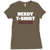 nerdy shirt Ladies Fitted T-Shirt