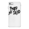 punks not dead exploited punk rock hooded sweatshirt vintage style dis iPhone 7 Case