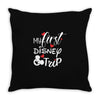 My 1st Disney Trip Throw Pillow
