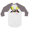 halloween face 3/4 Sleeve Shirt