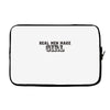 real men make girls Laptop sleeve