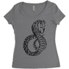 tribal cobra Women's Triblend Scoop T-shirt