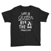 life is better by the camp fire Youth Tee