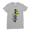 Pride Floral LGBT Colors Ladies Fitted T-Shirt