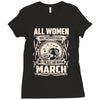 women march Ladies Fitted T-Shirt
