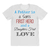 father is a son's first hero All Over Women's T-shirt