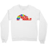 racing rainbow Crewneck Sweatshirt