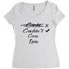 couldn&rsquo;t care less Women's Triblend Scoop T-shirt