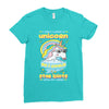 5  unicorn stab idiots Ladies Fitted T-Shirt
