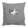 harmless little bunny Throw Pillow
