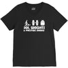 sex weights and protein shakes V-Neck Tee