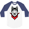 Siberian Husky 3/4 Sleeve Shirt