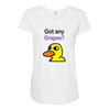 got any grapes Maternity Scoop Neck T-shirt