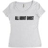 all about ghost Women's Triblend Scoop T-shirt