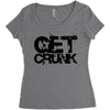 get crunk Women's Triblend Scoop T-shirt