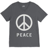 peace sign V-Neck Tee