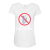 stop the intolerance Maternity Scoop Neck T-shirt
