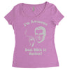 i'm awesome  funnycomic deal with it party retro cool Women's Triblend Scoop T-shirt