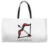 sagittarius rose Weekender Totes