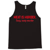 meat is murder Tank Top