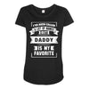 I've Been Called A Lot Of Names But Daddy Is My Favorite Maternity Scoop Neck T-shirt