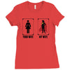 Your Wife < My Wife Ladies Fitted T-Shirt