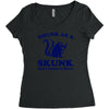 drunk as a skunk Women's Triblend Scoop T-shirt