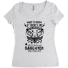 Life After Death Mess With My Daughter Women's Triblend Scoop T-shirt