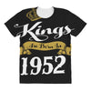 kings are born in 1952 All Over Women's T-shirt