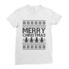 ugly merry christmas Ladies Fitted T-Shirt