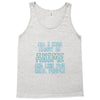 care about anime and two real people girls Tank Top
