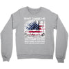 Veteran Don't Thank Me Thank My Brothers &amp; Sister Crewneck Sweatshirt