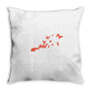 banksy headshot butterfly Throw Pillow