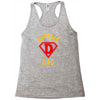 captain dad hero Racerback Tank