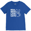 real men love cats V-Neck Tee