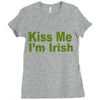 kiss me i'm irish Ladies Fitted T-Shirt