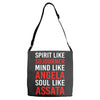 spirit, mind, soul pt Adjustable Strap Totes