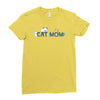 cat mom Ladies Fitted T-Shirt