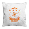 I am a Leukemia Cancer Survivor - What's Your Superpower? Throw Pillow