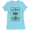 The Legendary Dad World Champion Father Ladies Fitted T-Shirt