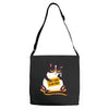 i dont want to job Adjustable Strap Totes