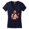 khabıb nurmagamedov painting Women's V-Neck T-Shirt