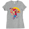 hotline plumber Ladies Fitted T-Shirt