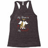 my boxer is my valentine1 Racerback Tank
