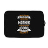 Super Cool Mother Of A Freaking Awesome Son Laptop sleeve