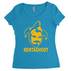 rentaghost 70s 80s kids tv series show retro Women's Triblend Scoop T-shirt