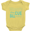 snooker where's the cue ball going Baby Onesie