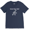 save gas run V-Neck Tee