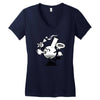 wake &amp; sake Women's V-Neck T-Shirt