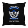 navy veteran 2 Throw Pillow